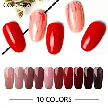 

COSCELIA UV Gel Nail Polish All For Manicure Set Nail Gel Set Soak off Varnish Nail Kits For Nails Art Kit For Nails Manicure
