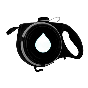 

Dog Retractable Leash 4 In1 Pet Telescopic Traction Belt Foldable Water Bottle Snack Holder Litter Bag Container