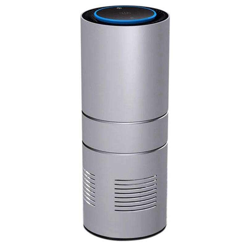 

Mini Car Air Purifier Aroma Diffuser Hepa Filter Air Purifier Pm2.5 Sensor Remove Formaldehyde Dust For Home Office Car Supplies