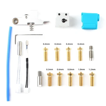 

Printer Nozzle Silicone Sleeve Throat Thermistor Heating Tube Heating Block Kit for Sidewinder X1 3D Printer Accessories