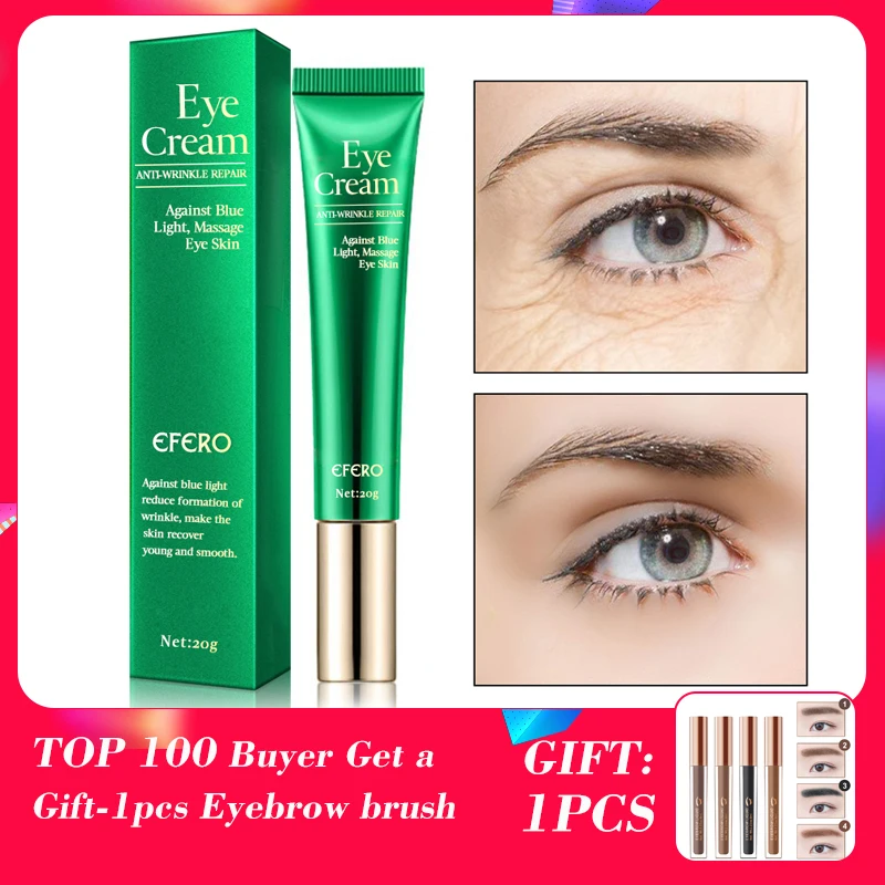 

EFERO Lifting Firming Eye Cream Anti Aging and Fine Lines Face Care Moisturizing Remover Dark Circle Anti-Puffiness Eye Cream