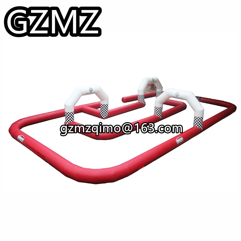 MZQM 20x10 м ПВХ go трек для картинга и 15x10 м надувные животные go трек для картинга, DDU term