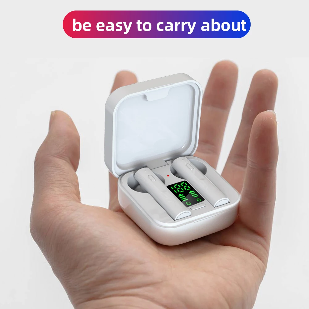 TWS Bluetooth 5 0 Earphones Charging Box Wireless Headphone 9D Stereo Sports Running Earbuds Headsets For Android Xiaomi Phones