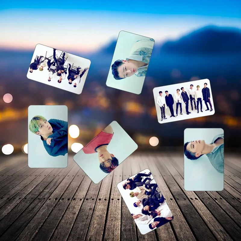 Youpop KPOP Fan IKON B. I альбом LOMO карты k-pop модная самоклеющаяся бумага фото автобус карта HD Фотокарта наклейка