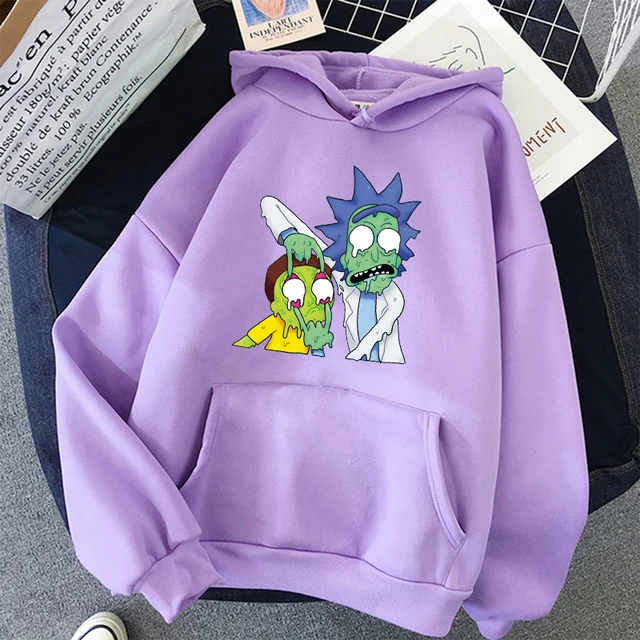 estante Arriesgado Triatleta Sudadera con capucha de Rick Morty para hombre, prenda deportiva UNISEX de  talla grande con estampado de dibujos animados, estilo japonés, Harajuku,  sudadera con gráfico de los 90|Sudaderas con capucha y sudaderas| -