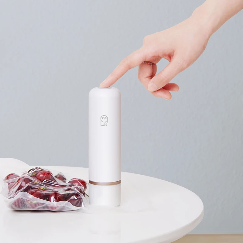 Xiaomi Miaomiaoce умный ручной вакуумный насос Электрический вакуумный насос автоматический ручной режим компрессионный мешок для сохранения пищи