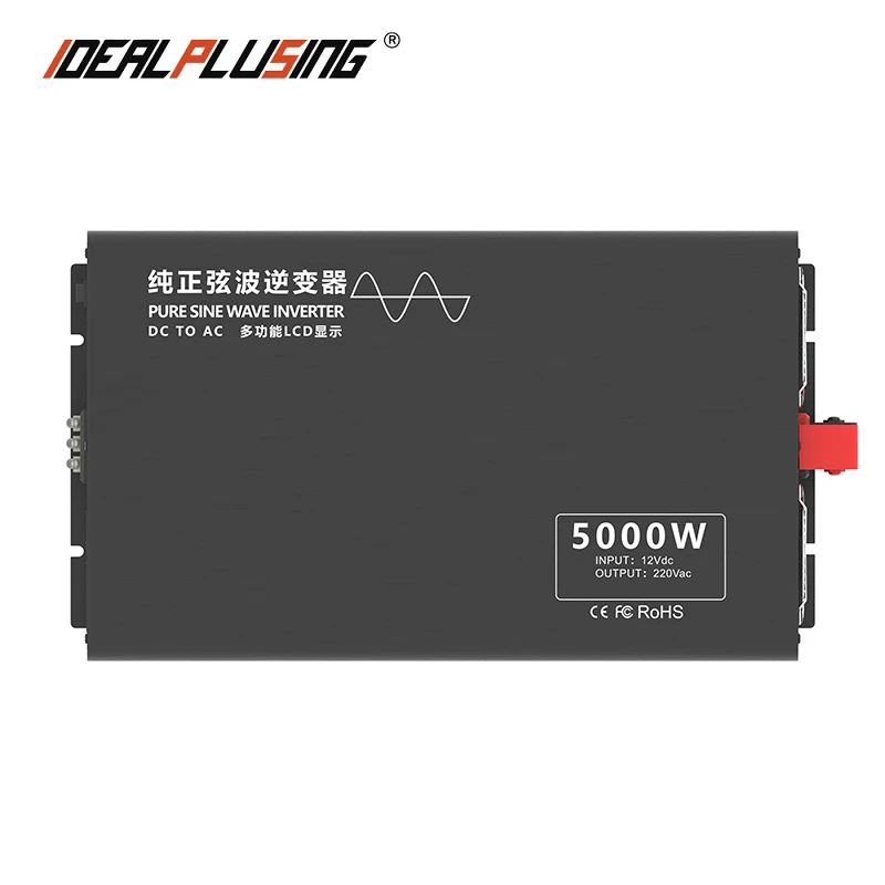 Logo Personalizzato 12V 24V 48V 60V 72V 84V Dc A 100V 110V 120V 220V 230V 240V Ac 5000W Inverter A Onda Sinusoidale Pura Off Grid