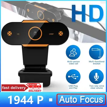

Auto Focus 1944P HD Webcam 1080P Web Camera With Mic Web Cam For Live Broadcast Video Webcam Logitech Web Camera