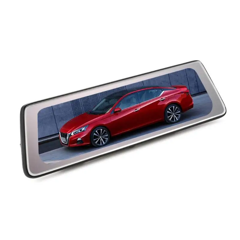 Двойной объектив Dashcam 9,66 дюймов ips Автомобильный видеорегистратор приборная панель камера 30 кадров рекордер гравитационная индукция Блокировка важное видео