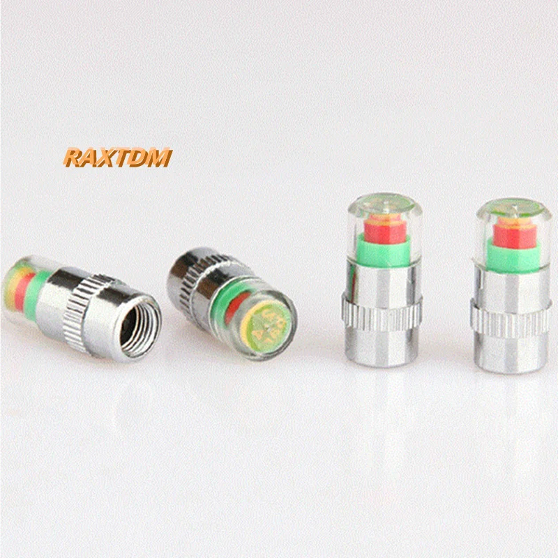 

4pcs Car Auto Tire Air Pressure Valve Stem Caps Sensor Indicator Alert For Volvo S40 S60 S70 S80 S90 V40 V60 V90 XC60 XC70 XC90