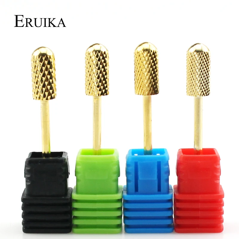 ERUIKA 1 шт. круглые твердосплавные фрезы для ногтей электрическая машинка маникюра
