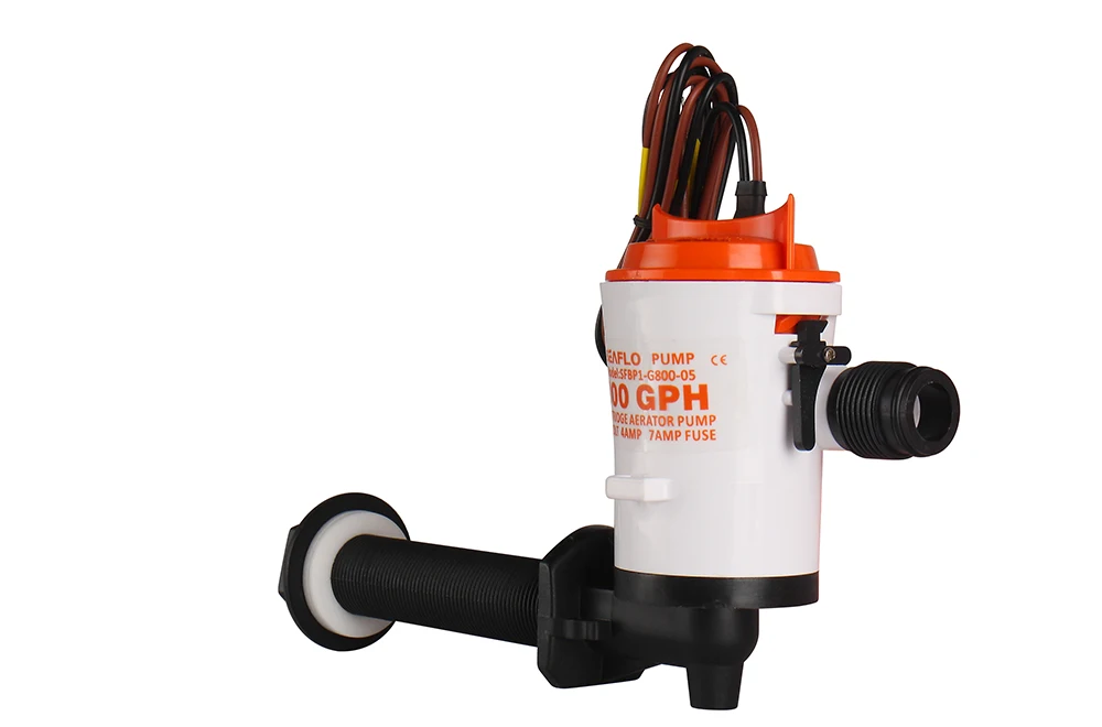 SEAFLO 12V 350 GPH лодка Livewell резервуары насос и набор для слива погружные водные морские