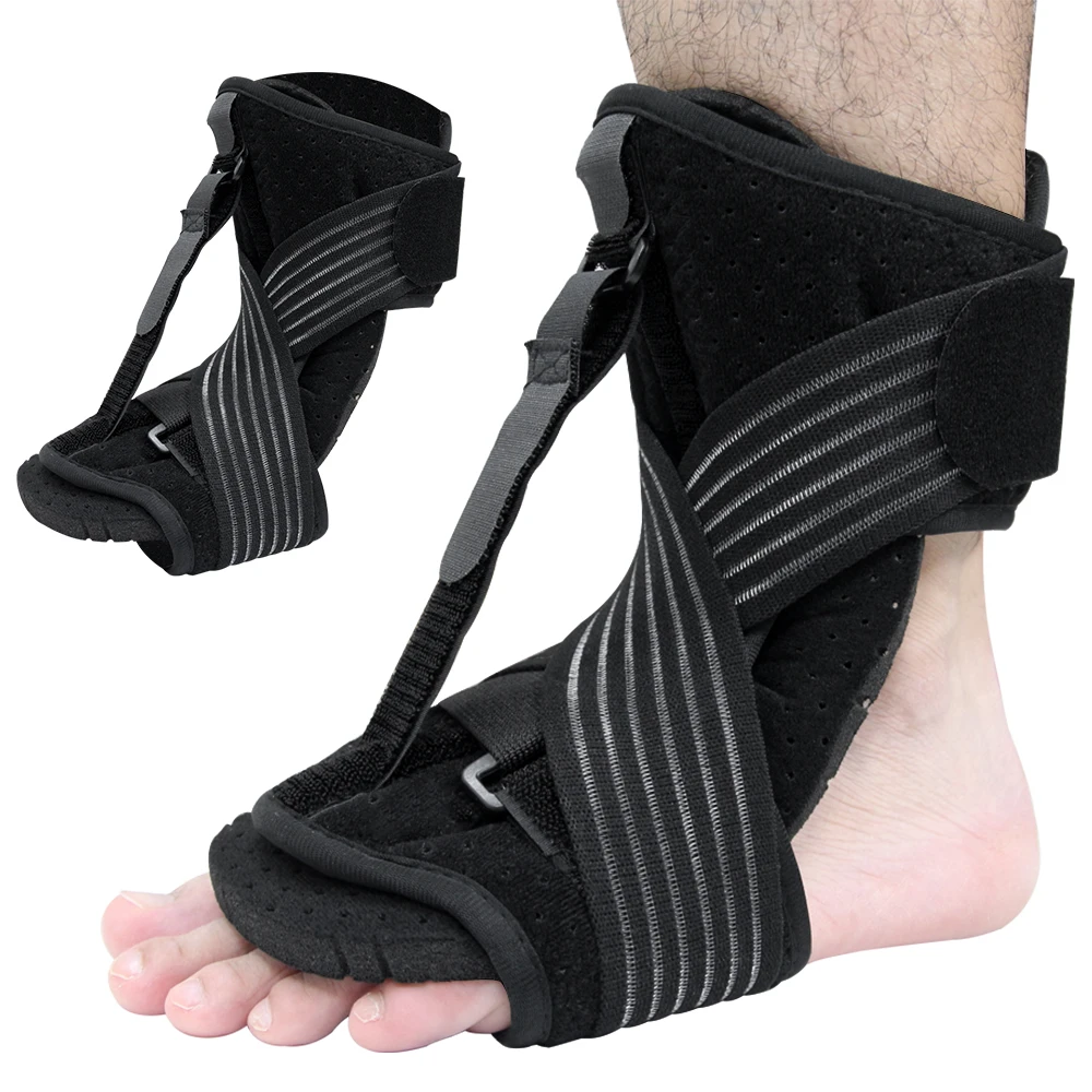 

1pcs Adjustable Plantar Fasciitis Night Foot Splint Dorsal Foot Support Ankle Stabilizer Orthotic Pain Relief Foot Care Tools