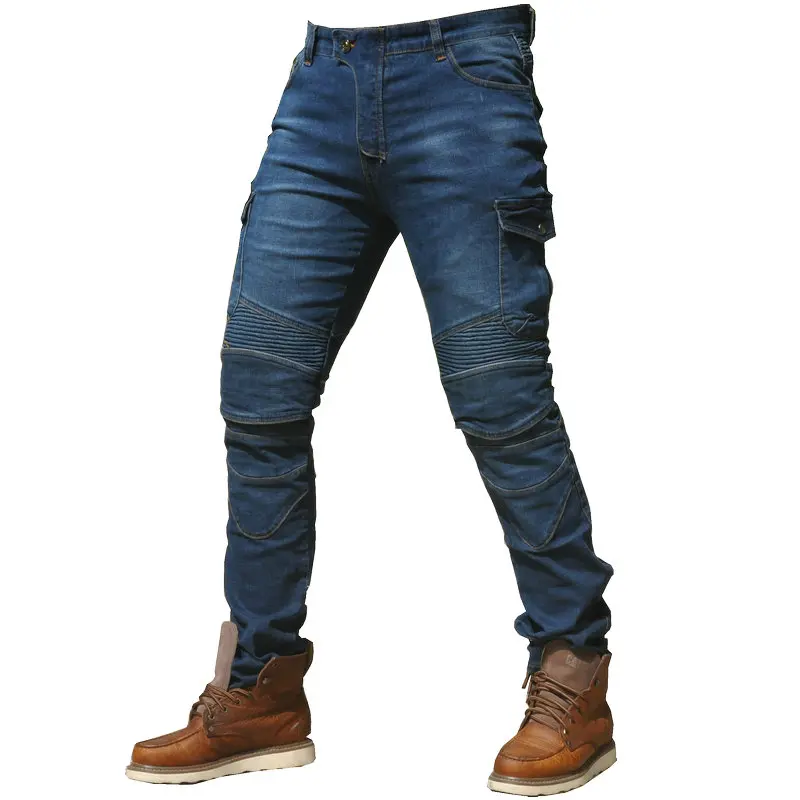 Мотоциклетные джинсы Komine Pantalones Motocicleta Hombre с перьями, джинсы, стандартная версия, брюки для езды на автомобиле, мужские мотоциклетные штаны