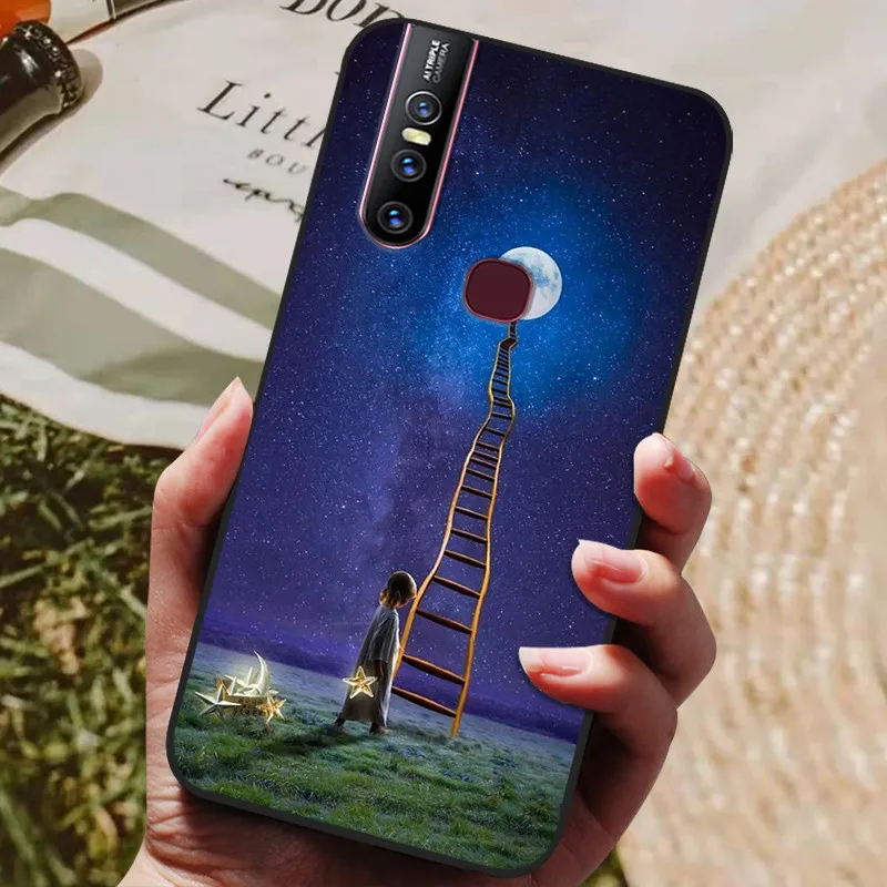 iphone pouch For VIVO V15 Pro Case Silicon Back Cover Phone Case for VIVO V15 Pro V15Pro V 15 1819 Cases Soft bumper coque VIVOV15 Pro 1818 mobile phone case with belt loop Cases & Covers