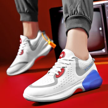 

Damping Style High Top Skull Print Canvas Shoes Sneakers Male Casual Walking Shoes Lightweight Customize Design Jogging Shoes