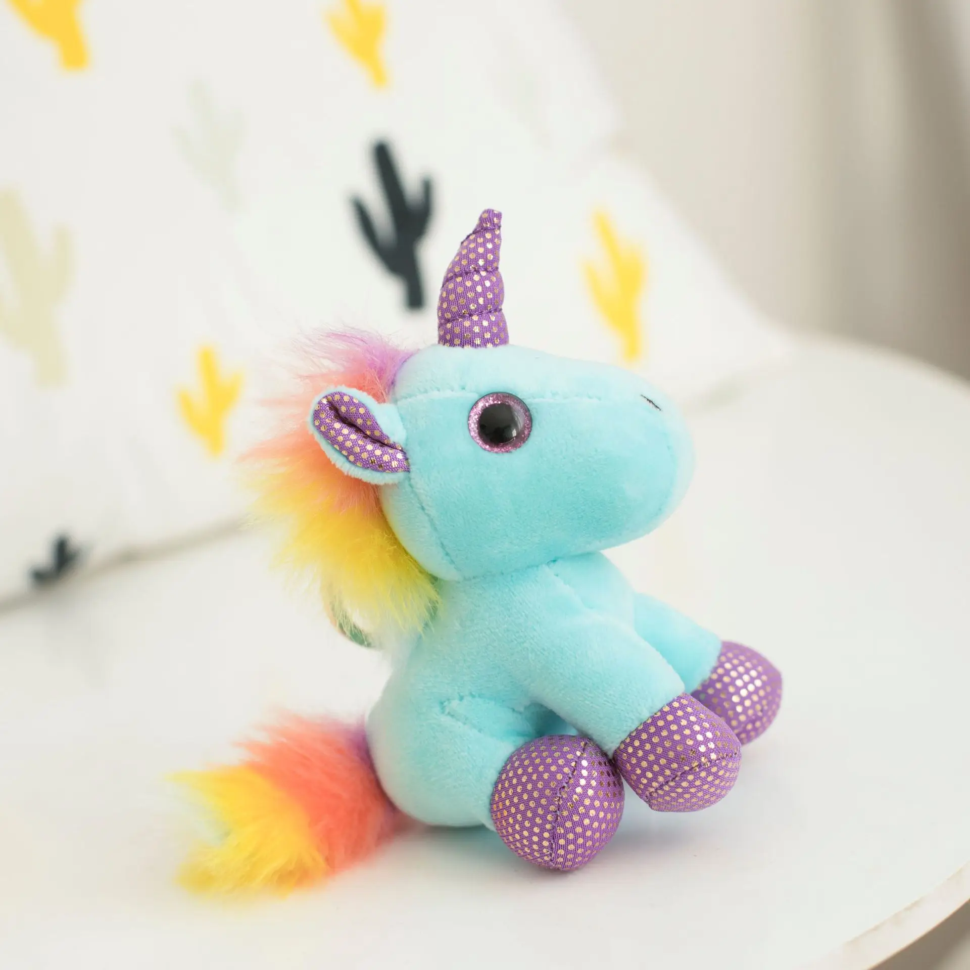 

Unicorn Doll Pendant Cute Mythical Creatures My Little Key Chain Doll Activity Gift Women's