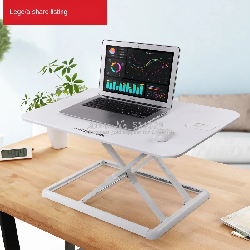 US $608.97 5Lift Table Notebook Monitor Computer Benchtop Increase Table Portable Foldabl Table For Laptop Desk