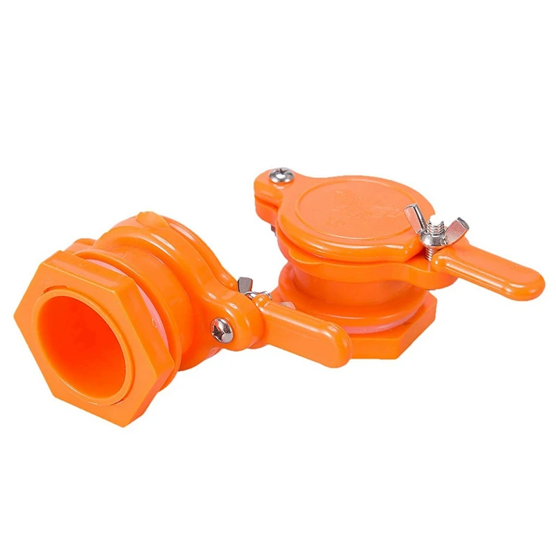 

Hot Sale 2Pcs Honey Gate Valve Honey Extractor Honey Tap - Beekeeping Equipment Bee Hive Tool Beekeeper Tool