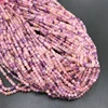 2mm 3mm Faceted Natural Stone Pink Rose Quartzs Crystal Beads Round Amethysts Aquamarines Beads for DIY Jewelry Making Supplies ► Photo 2/6