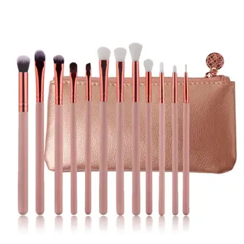 

12 PCS Makeup Brushes Set Concealer Eyeshadow Eyebrow Foundation Powder Blush Cosmetics Beauty Tools Brush Eyeliner Profession