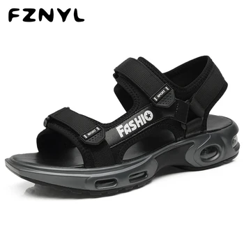 

FZNYL Fashion Summer Sandals Men Breathable Comfortable Outdoor Sport Casual Sandal Damping Non-slip Beach Shoes Size 38-44