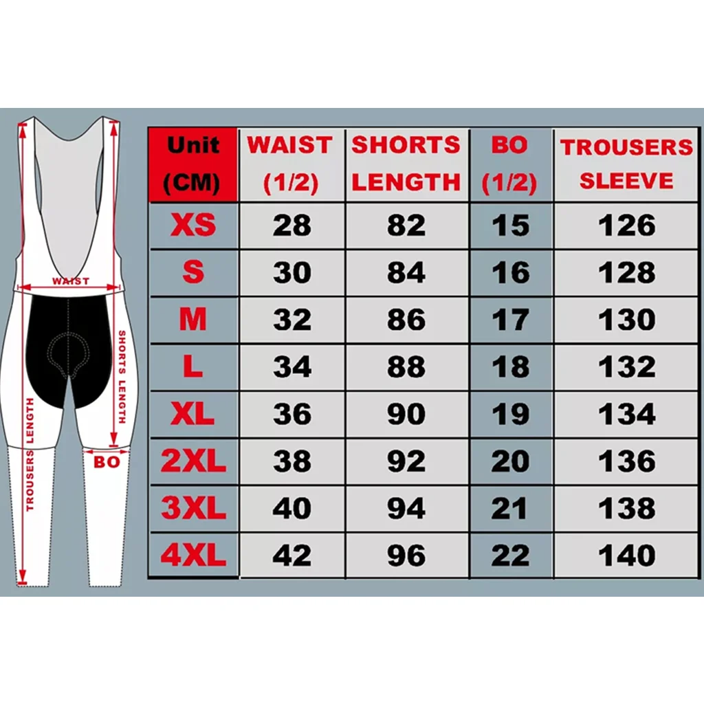 Cycling Red White Bib Shorts Lycra With Thickness Summer Breathable 20D Gel Padded Bicycle Bretelle Ciclismo Masculino Pantalone