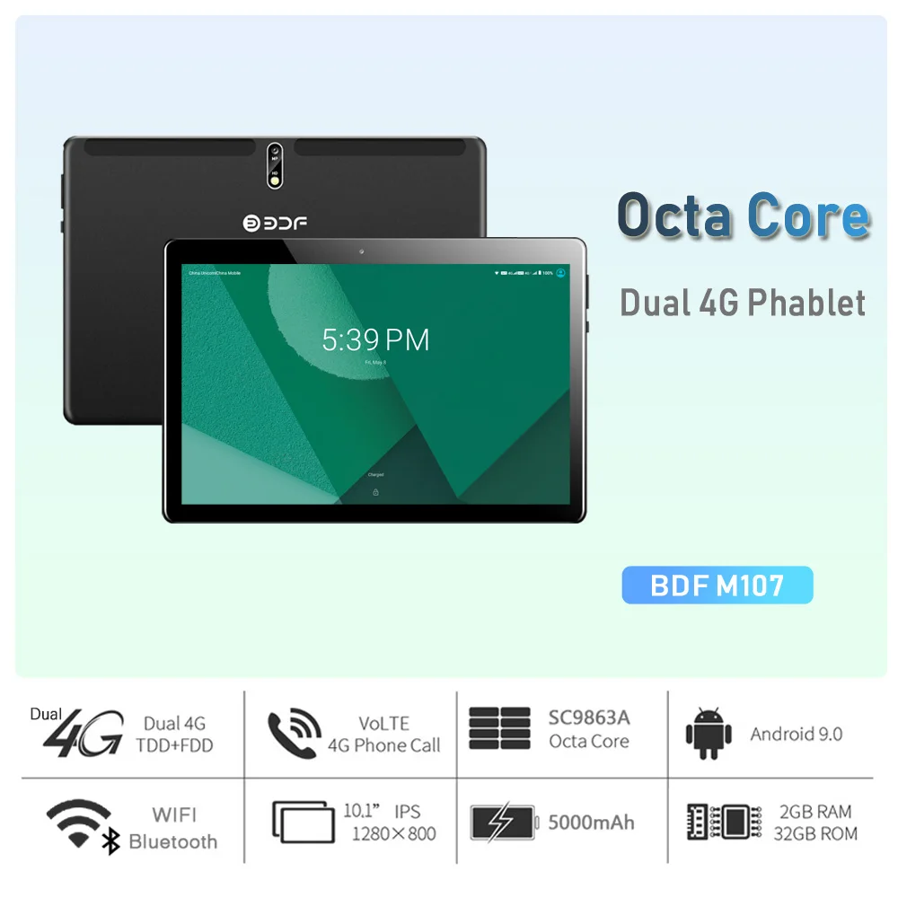 10 1 дюймовый планшет с восьмиядерным процессором 4G LTE Android 9 0 Wi Fi Bluetooth GPS|tablet pc|phone