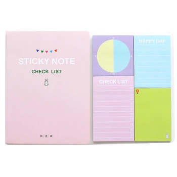 

Combination Post It Notes Pad 4 Folding Paper Sticky Notes Planner Stickers Writing Pads Stationery Office School Supplies