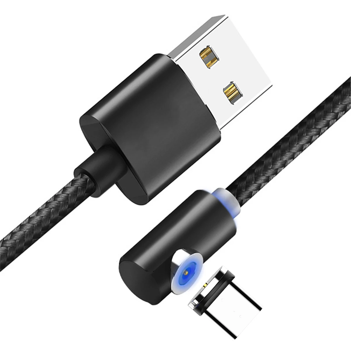 Магнитный кабель Micro usb type C зарядный кабель для смартфона быстрое зарядное устройство вращающийся магнитный кабель USB шнур Адаптер для проводов - Цвет: 3