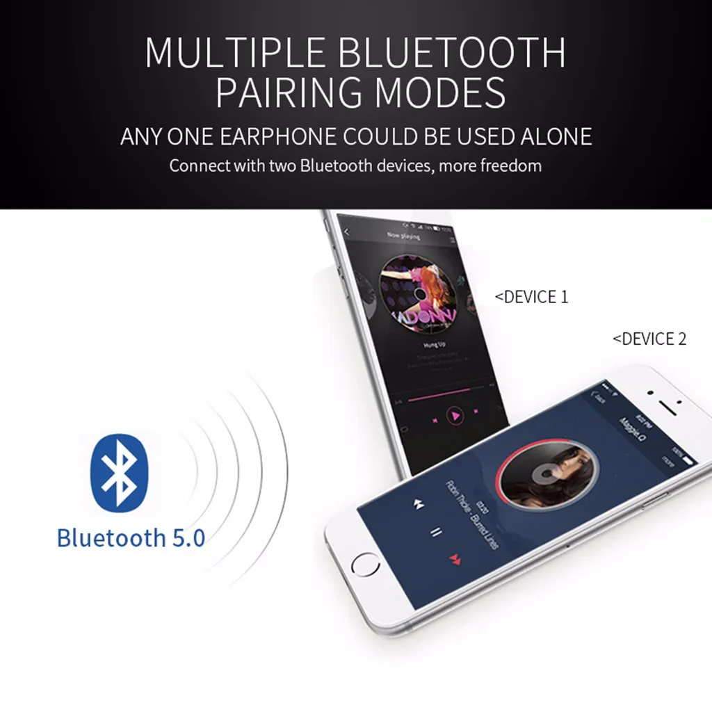 Wireless Bluetooth Earphone T1-APTX TWS True AptX BT 5.0 Wireless HD Earphone Fone De Ouvido Sem Fio
