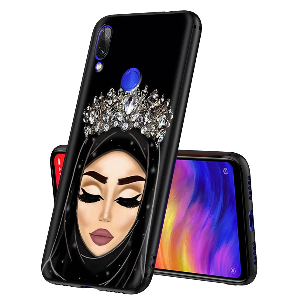 Восточный женский чехол в хиджабе для Xiaomi Redmi MI Note MAX 3 6 6A 7 8 9 9A 9C 10 se A1 A2 Lite GO F1 A3 K30 Poco