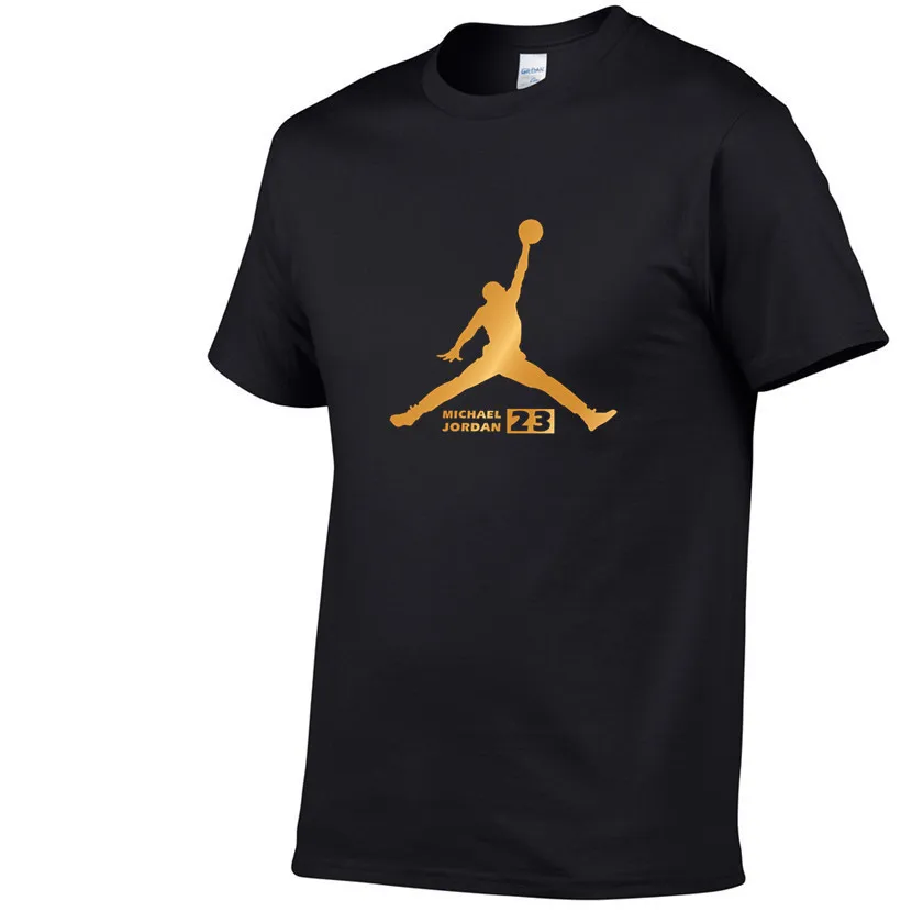 

Newest 2019 Summer Men T-Shirt Fashion Jordan 23 Brand Logo Print Cotton T Shirt Men Trend Casual Short Sleeve Tshirt Tops Tee
