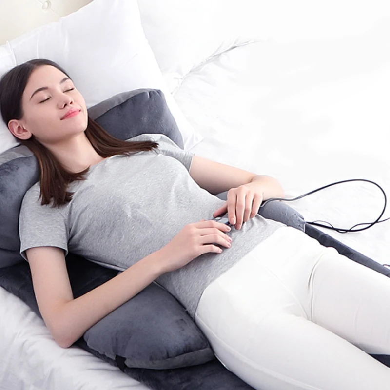

Multifunction Electric Massage cushion vibration Massager Cushion and heating function full back massage mattress for home