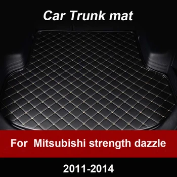 

APPDEE Car trunk mat for Mitsubishi strength dazzle 2011 2012 2013 2014 cargo liner carpet interior accessories cover