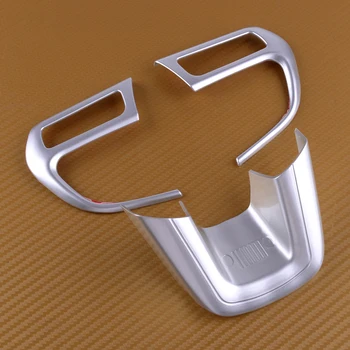 

DWCX Insert ABS Chrome Steering Wheel Panel Moulding Cover Trim Sticker Bezel Decorative Fit For Jeep Renegade 2015 2016 2017