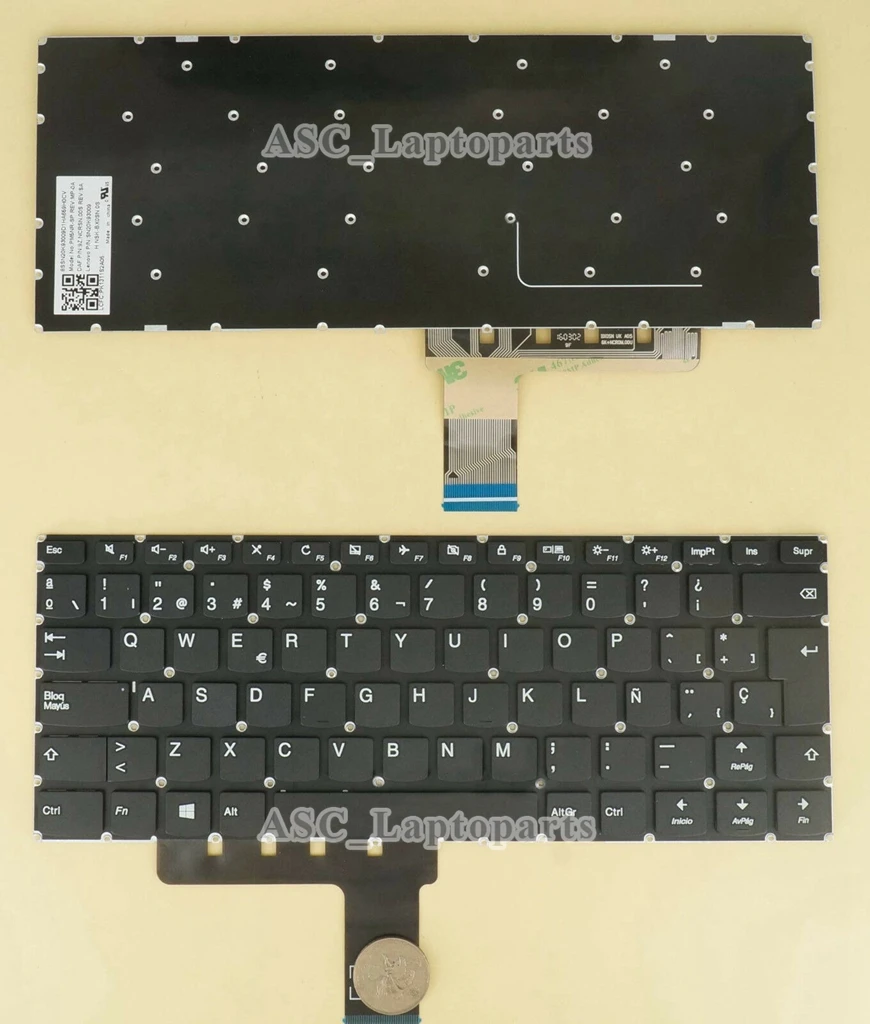 Spagnolo Teclado Tastiera Per Lenovo Ideapad 310-14Ikb 310-14Isk 310-14Iap V310-14Ikb V310-14Isk V510-14Ikb V110-14Ast V110-14Iap