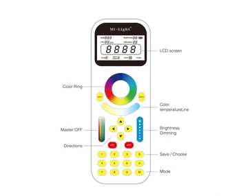 

Milight FUT090 2.4GHz Remote Control For LED Tracklight Wireless Transmission Control 30m