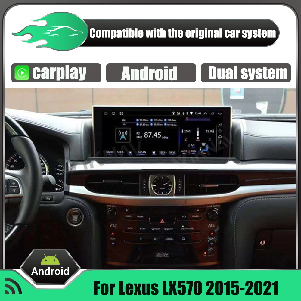 

Android Car Radio GPS For Lexus LX570 2015 2016 2017-2021 Navigation Multimedia System WIFI head unit stereo reciever
