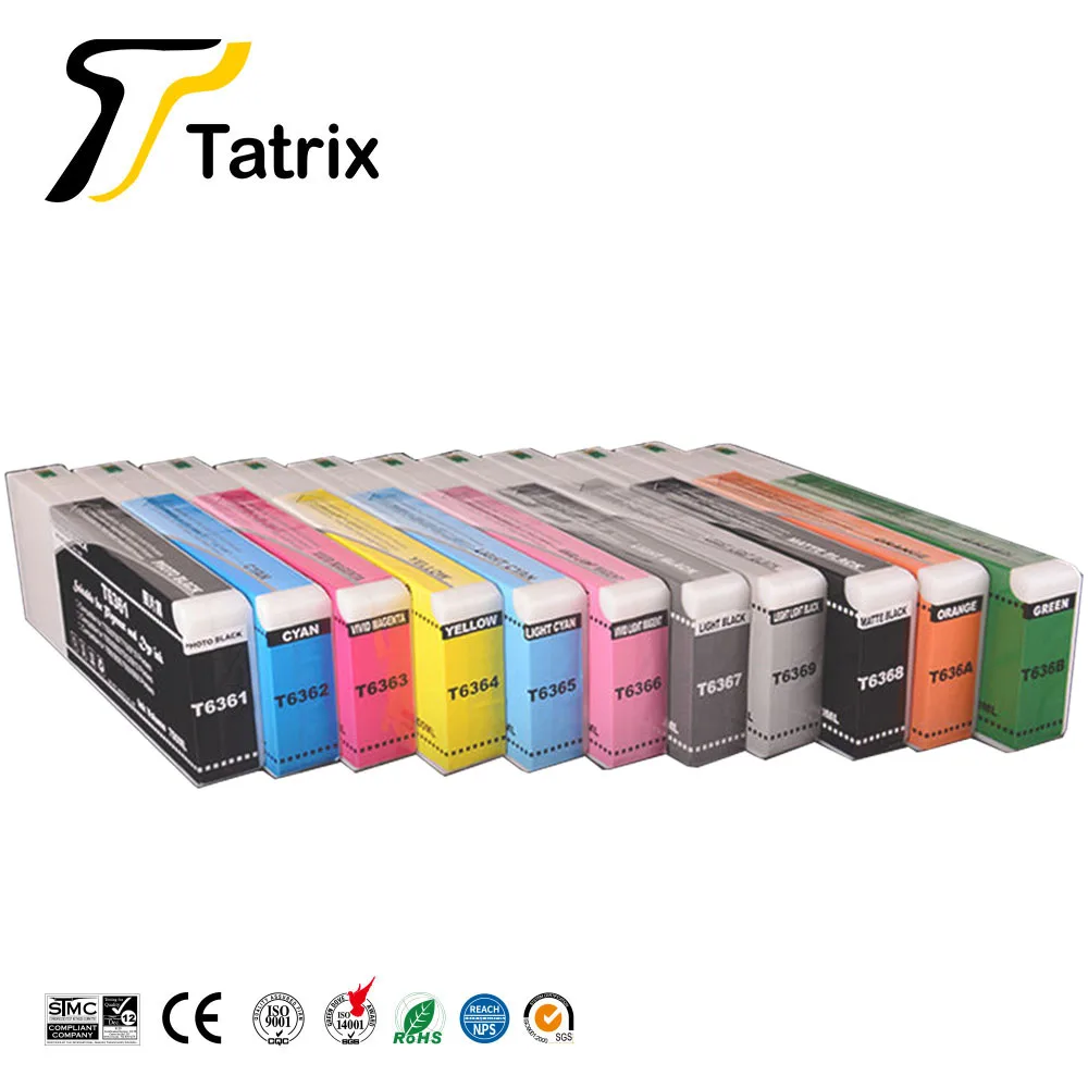 Tatrix T6361-T6369 T636A T636B kompatibilní tuž náboj naplněné s barvicí prostředek tuž pro weeding propiska pro 7900 9900 7700 7890 9700
