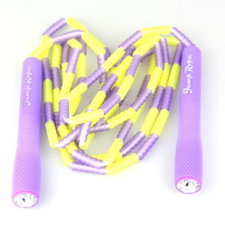 

Healthy Beauty up to Students Standard Test Only Jump Rope Colorful Children Jump Rope Pattern Jump Rope Soft Bamboo Joint Jump