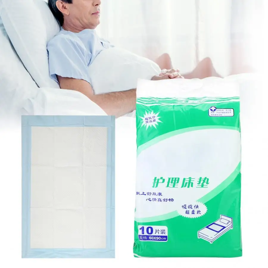

Reusable Pads 10pcs/bag 60 x 90cm Disposable Adult Urine Pad Mat Diapers for Elderly Maternal Women Adult Diaper Pants