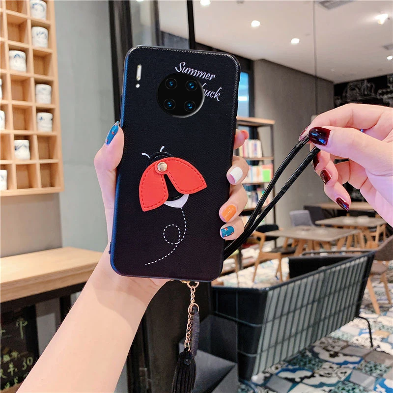 Новый чехол s для Vivo X23 Y91 Y95 Y93 Y91C X21 UD 3D с милой Пчелкой из мультфильма Fundas браслетом