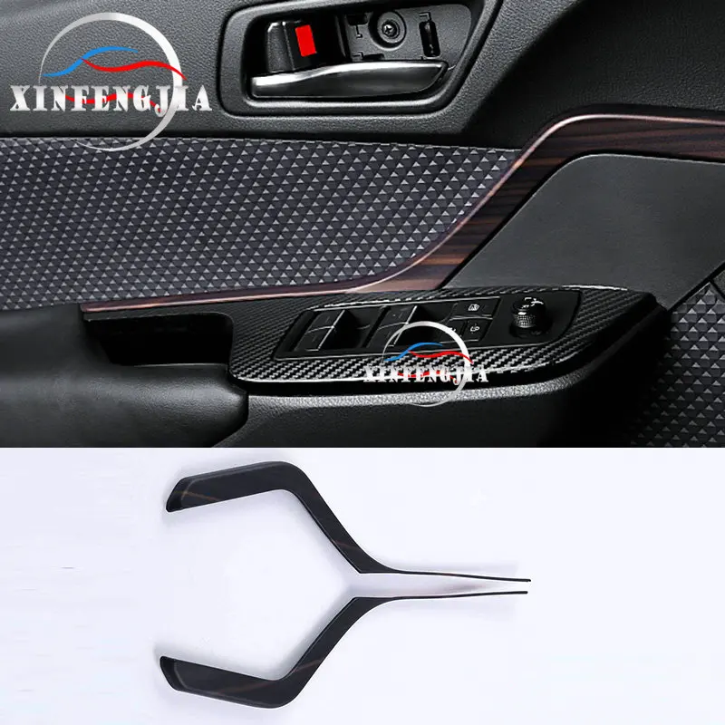 

For Toyota C-HR 18-19 Peach Wood Grain Interior Car Door Decorate Strip Trim