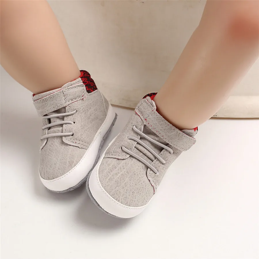 Baby shoes girls rubber sole canvas high-top baby shoes boys non-slip kids sneakers boys and girls tennis sports shoes 30A15 (3)