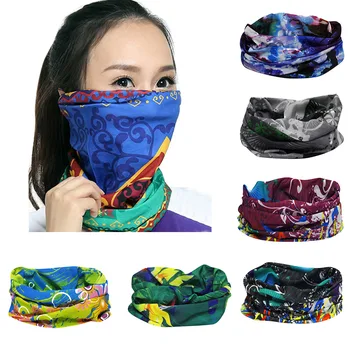 Herbruikbare Gezichtsmasker Sjaal Hals Fietsen Motorfiets Hoofd Sjaal Halswarmer Gezichtsmasker Ski Balaclava Zon Bescherming Masker Zakdoek
