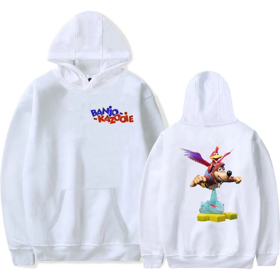 Новинка, Aikooki, Новое поступление, банджо, Kazooie, толстовки для мужчин/женщин, модные, повседневные, Харадзюку, аниме, худи, принт, банджо, Kazooie, мужские свитшоты