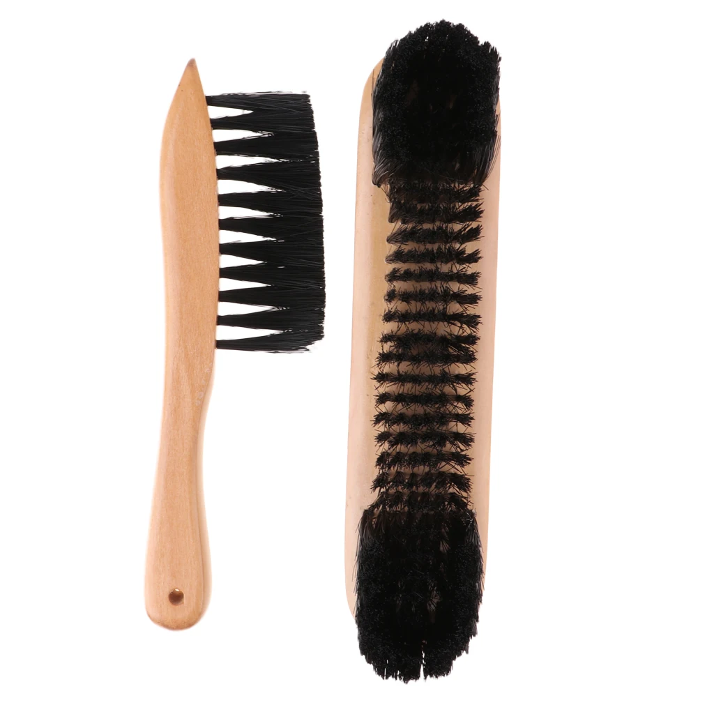 2pcs Snooker Billiard Rail Brush Felt Cleaner with One Free Moose Head Pool Cue Bridge 9 Slip-On Moosehead Bat Stick Holder