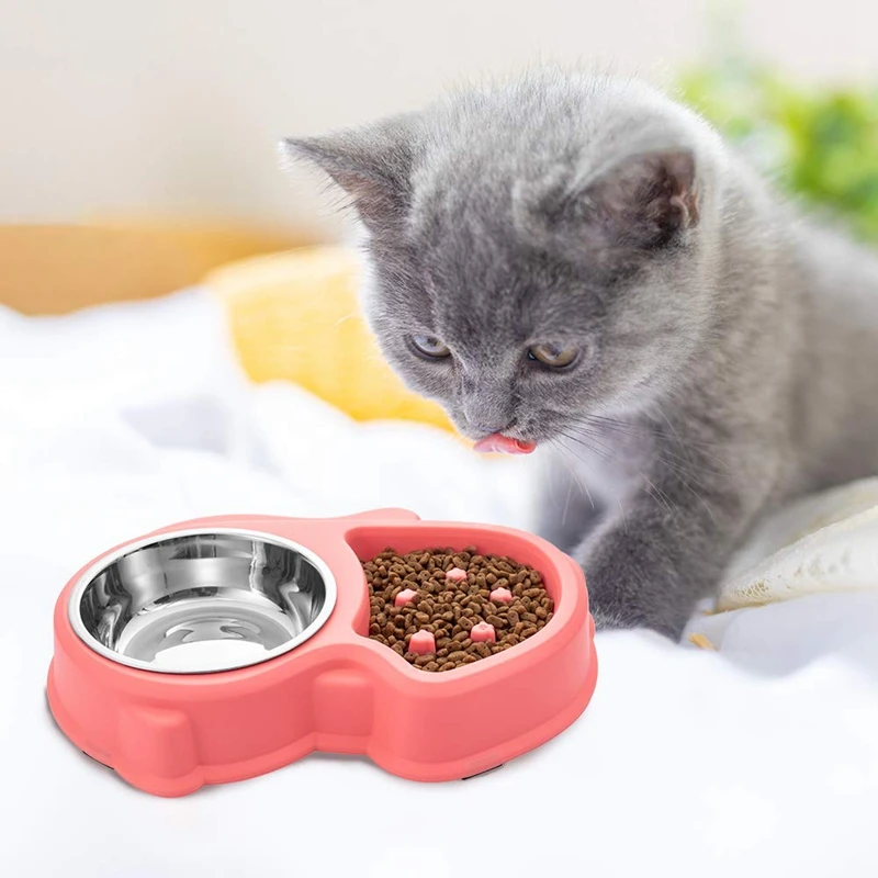 

Slow Feeder Bowl for Small Dogs & Cats Bowl Feeder Interactive Bloat Stop Dog Bowl, Puzzle Bowl
