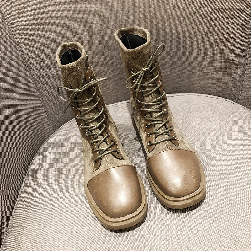 

Martin boots female 2020 new autumn wild British wind network red ins tide black autumn and winter single small boots